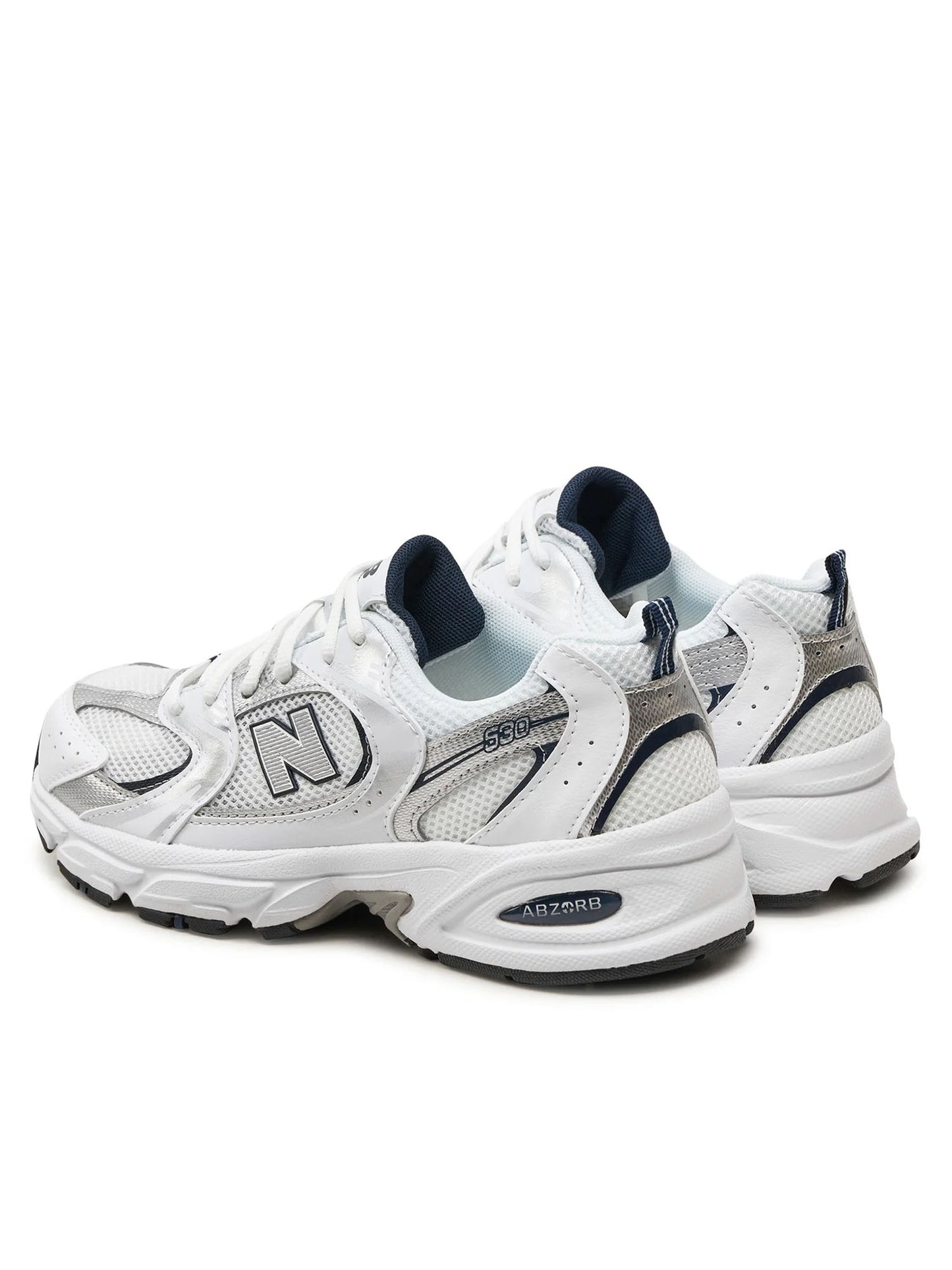 New Balance 530, sneakers bimbi/e bianche ispirate agli anni '90