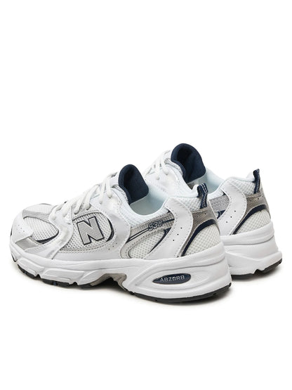 New Balance 530, sneakers bimbi/e bianche ispirate agli anni '90