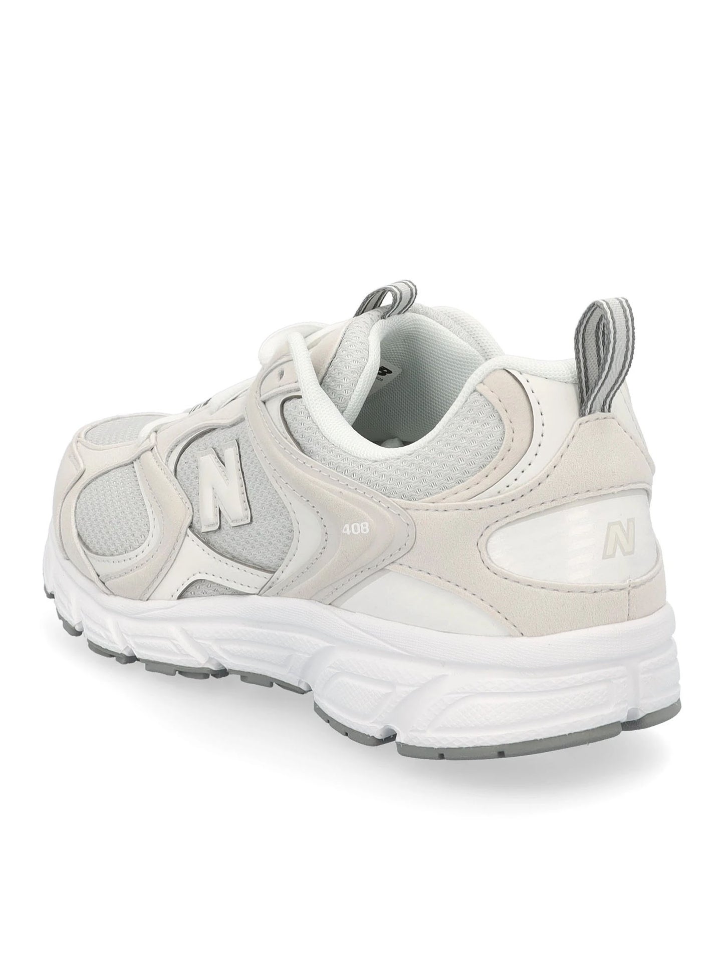New Balance 408, sneakers uomo grigie con design anni 2000