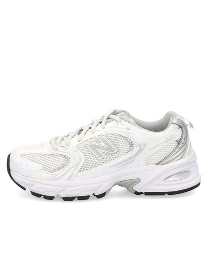 New Balance MR530 EMA, sneakers da donna bianche con dettagli argento