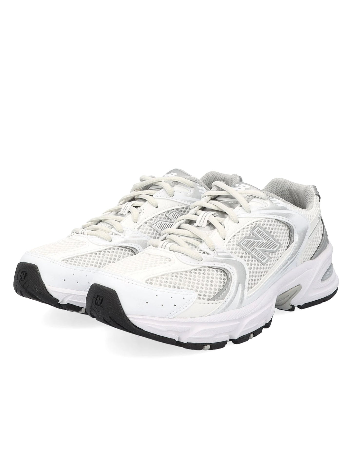 New Balance MR530 EMA, sneakers da donna bianche con dettagli argento