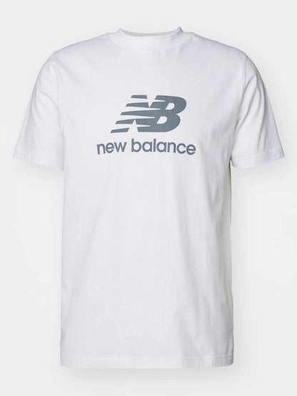New Balance Sport Essentials, t-shirt uomo bianca a maniche corte