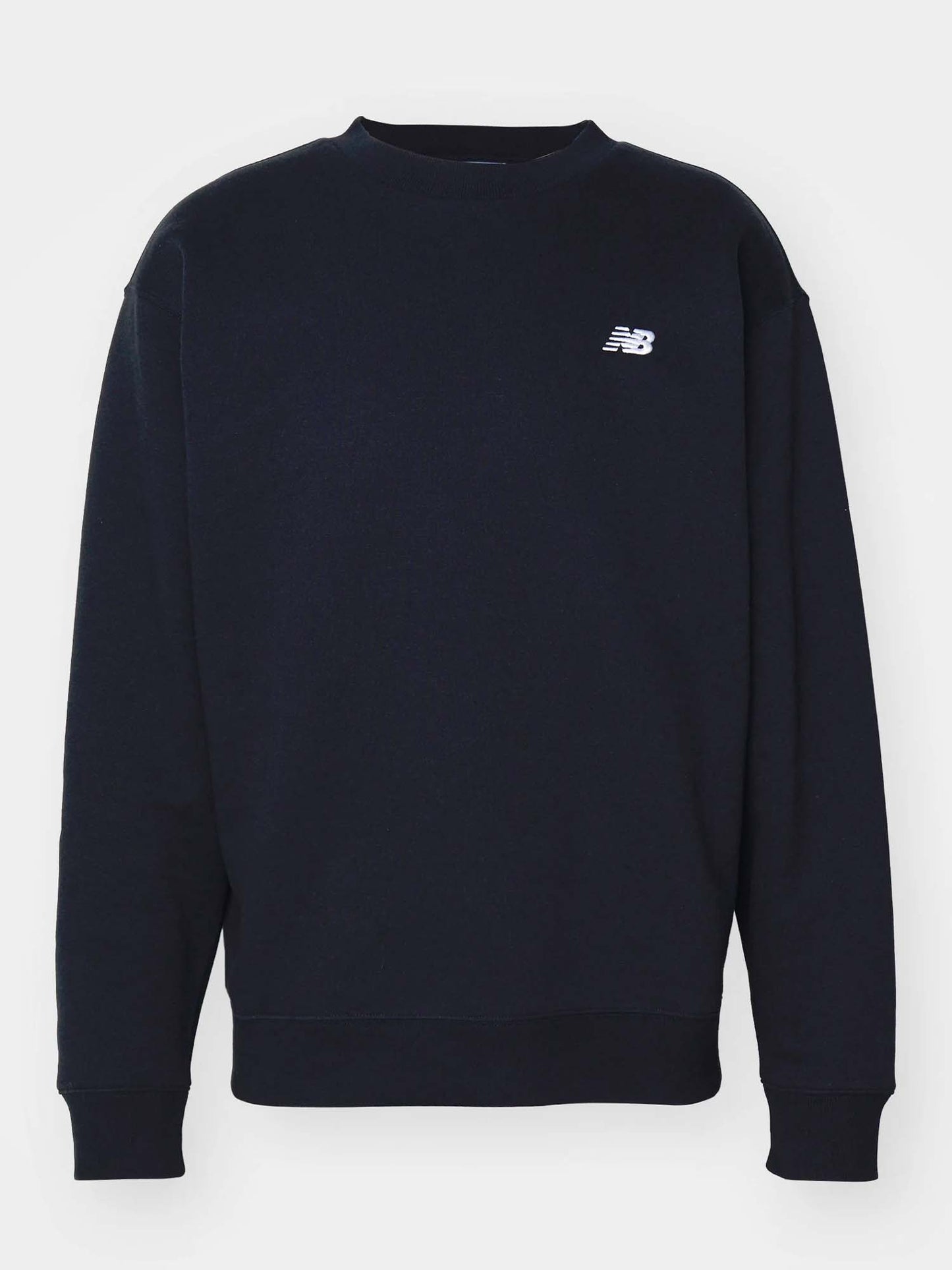 Felpa New Balance Sport Essentials uomo nera in French Terry