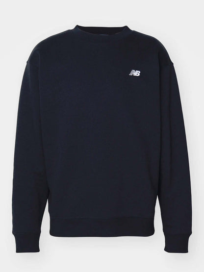Felpa New Balance Sport Essentials uomo nera in French Terry