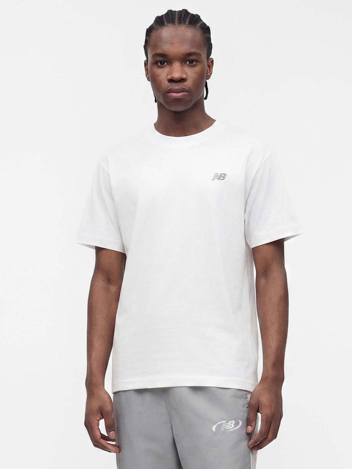 New balance t-shirt da uomo bianco