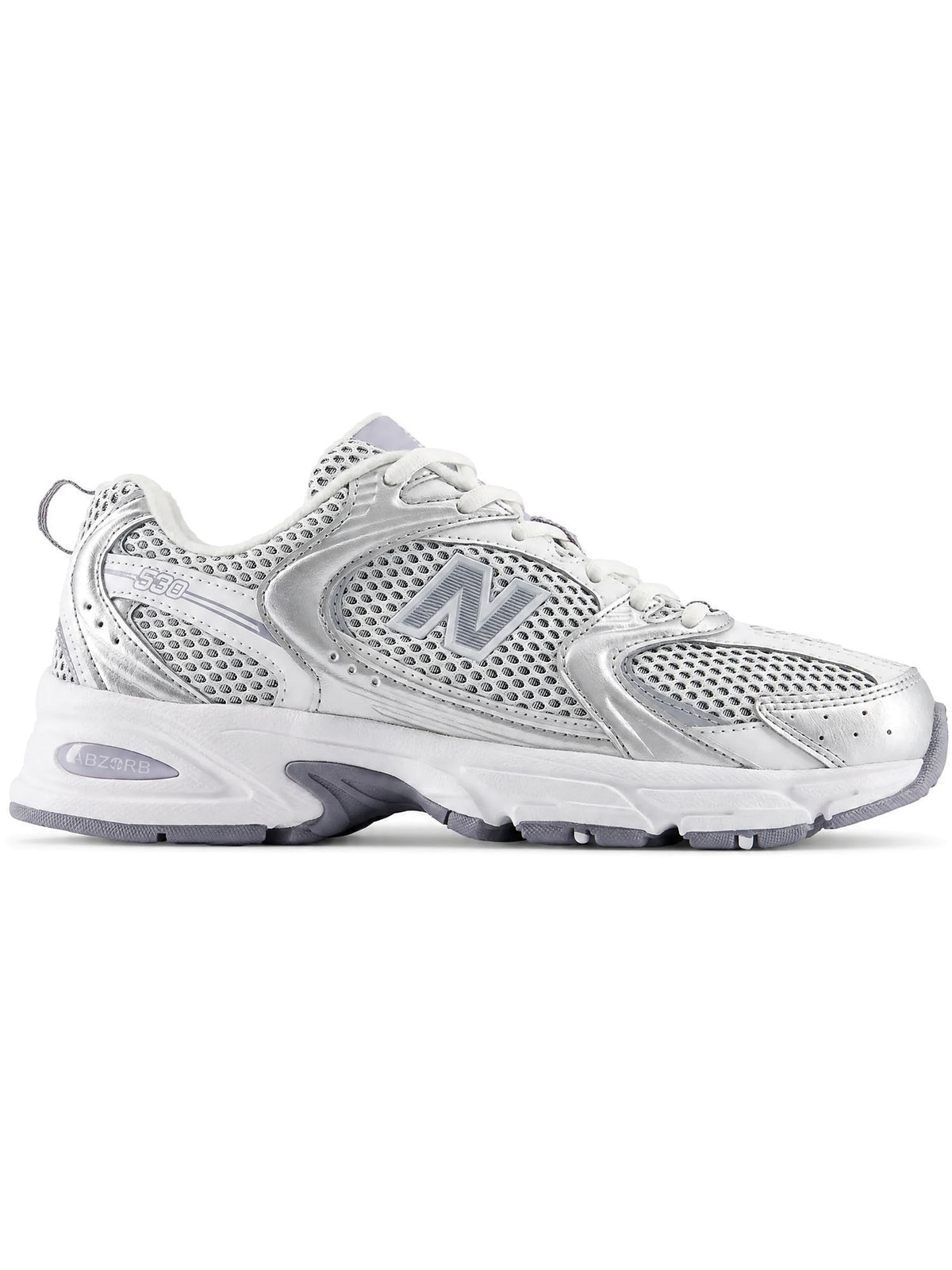 New balance 530 sneakers da donna argento lilla