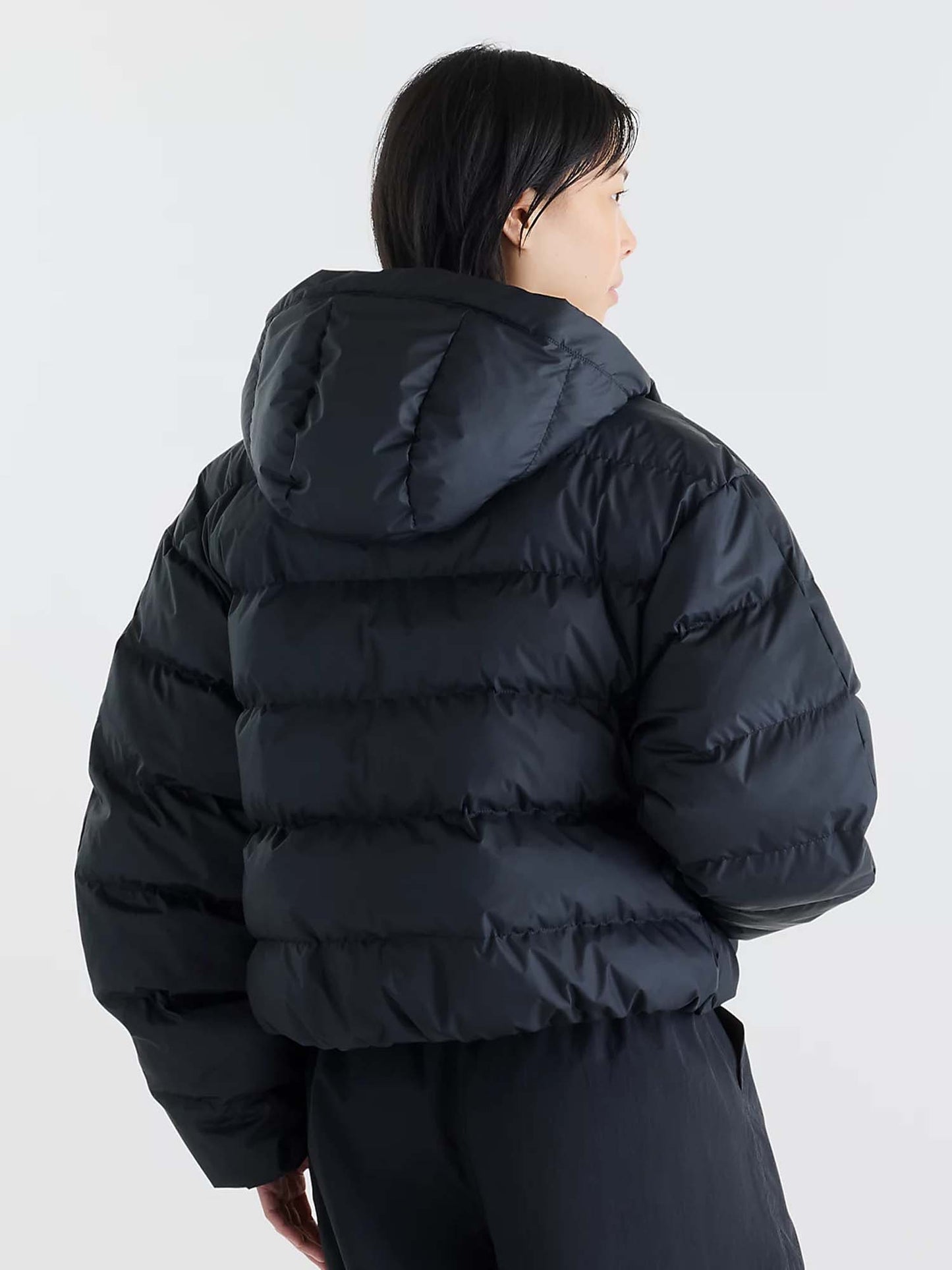New Balance W Boston Puffer Jacket, giubbino da donna nero