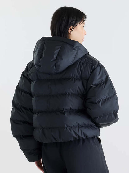 New Balance W Boston Puffer Jacket, giubbino da donna nero
