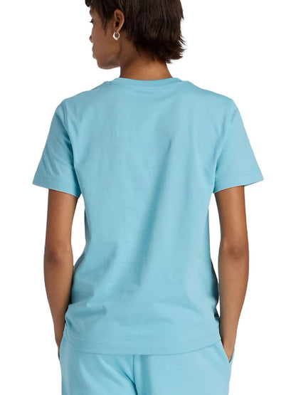 New balance t-shirt da donna azzurro