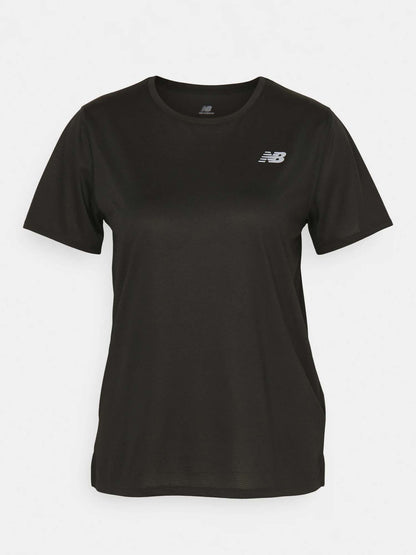 New Balance Sport Essentials, t-shirt girocollo da donna nera