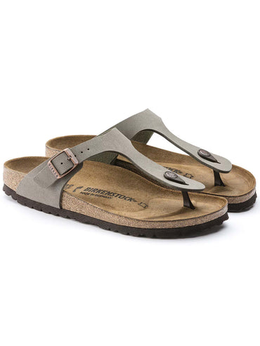 Birkenstock Gizeh, sandali unisex grigi in stile classico