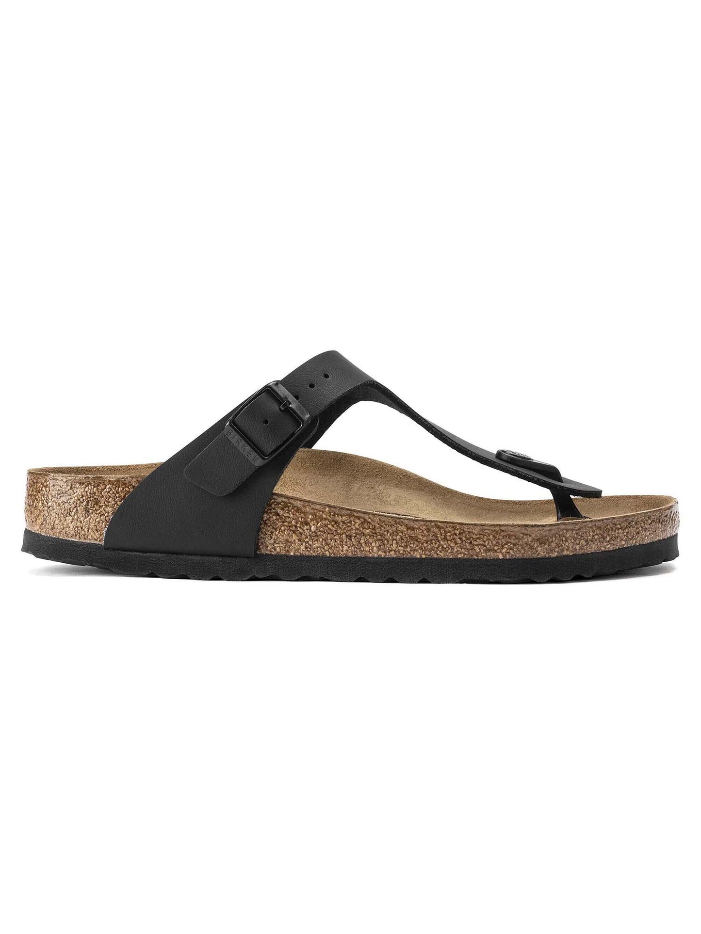 Sandali infradito Gizeh Birkenstock uomo neri in tessuto