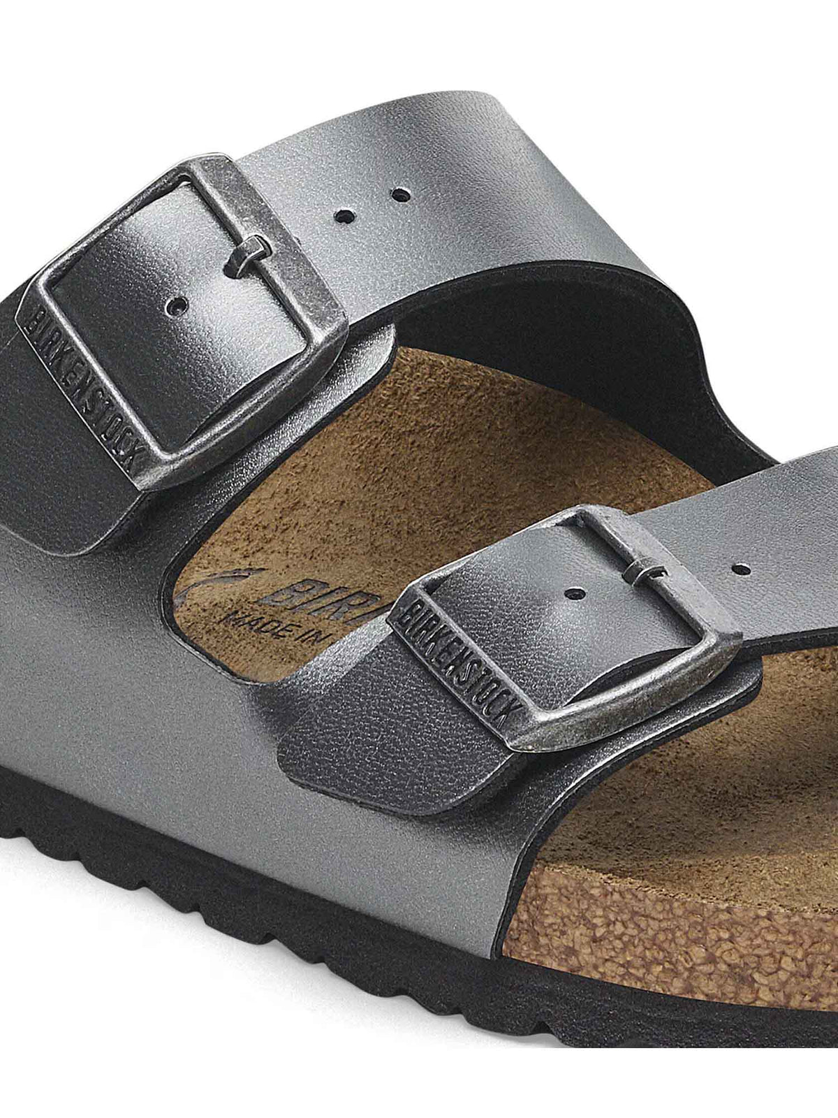 Birkenstock Arizona, sandali argento donna per la primavera-estate