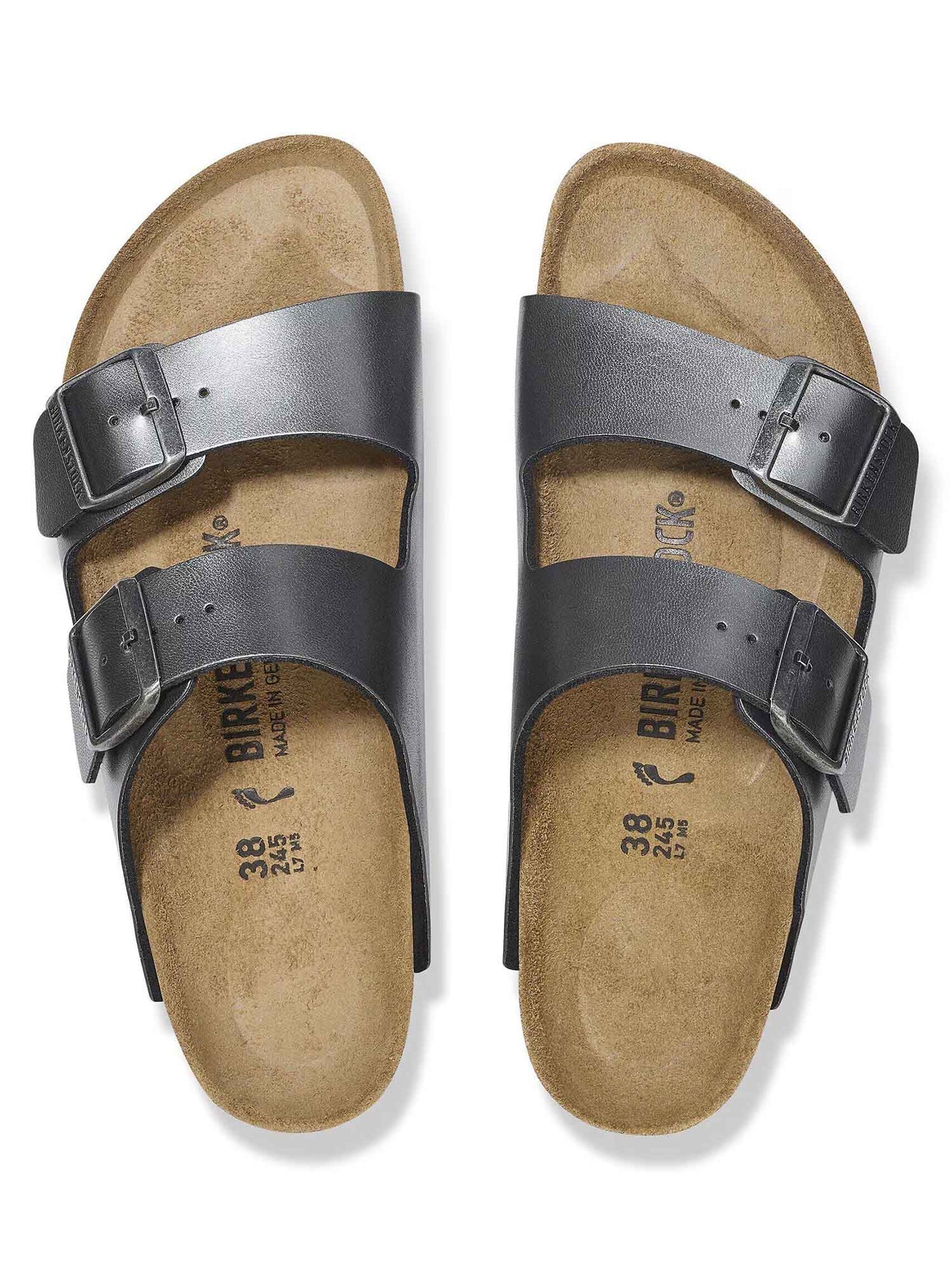Birkenstock Arizona, sandali neri donna per la primavera-estate