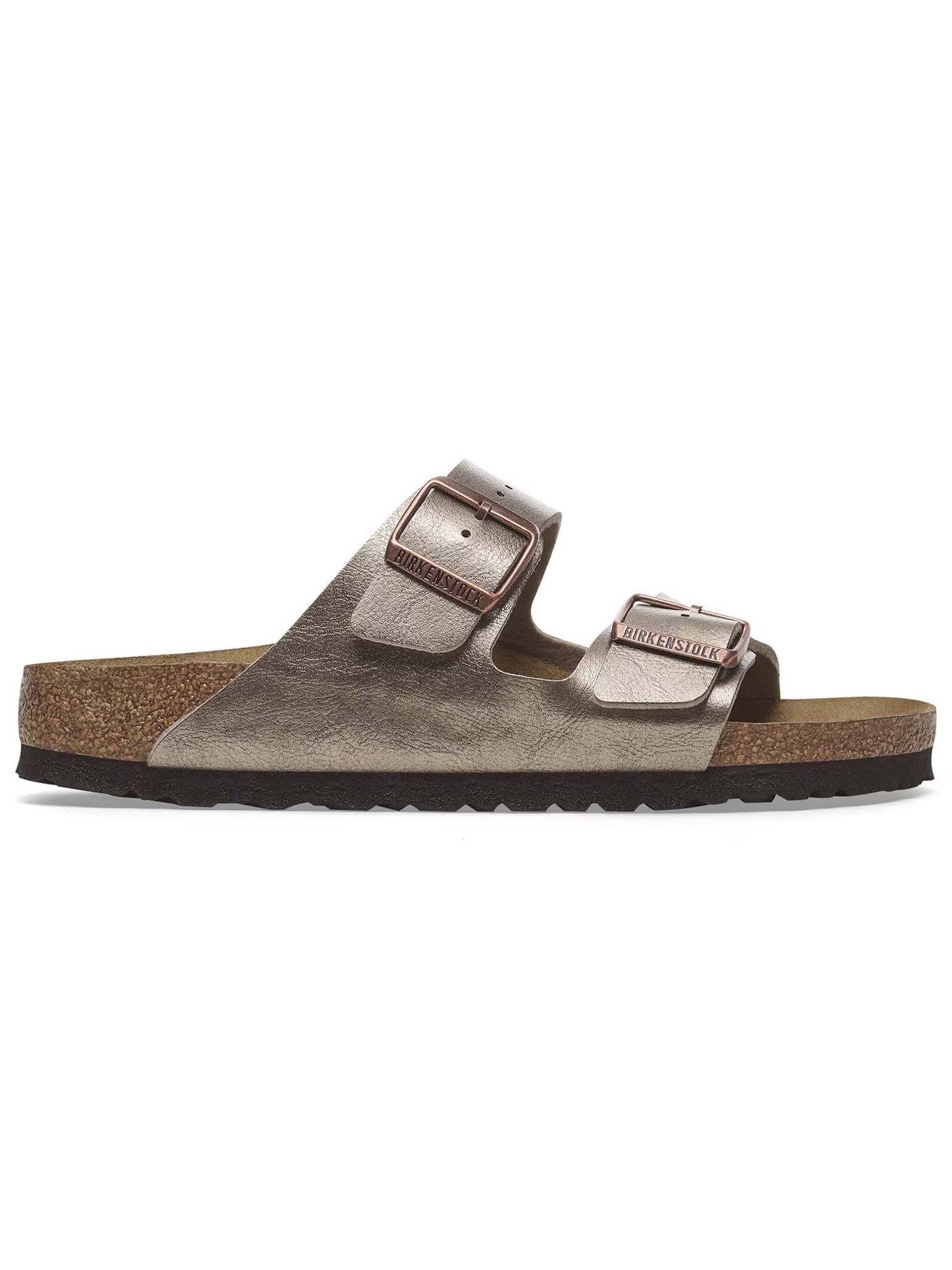 Sandalo Arizona Birkenstock da donna in color taupe elegante