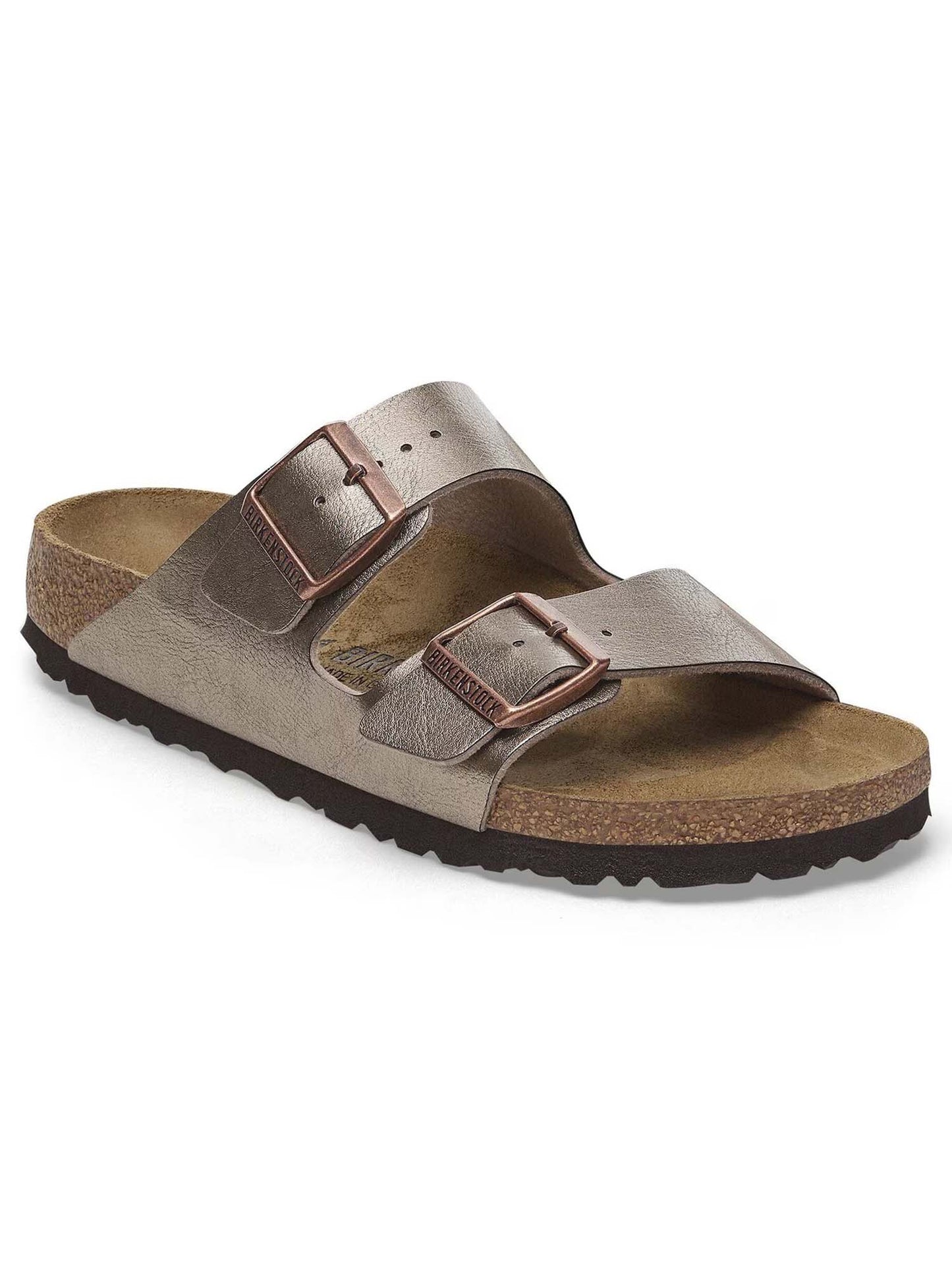 Sandalo Arizona Birkenstock da donna in color taupe elegante