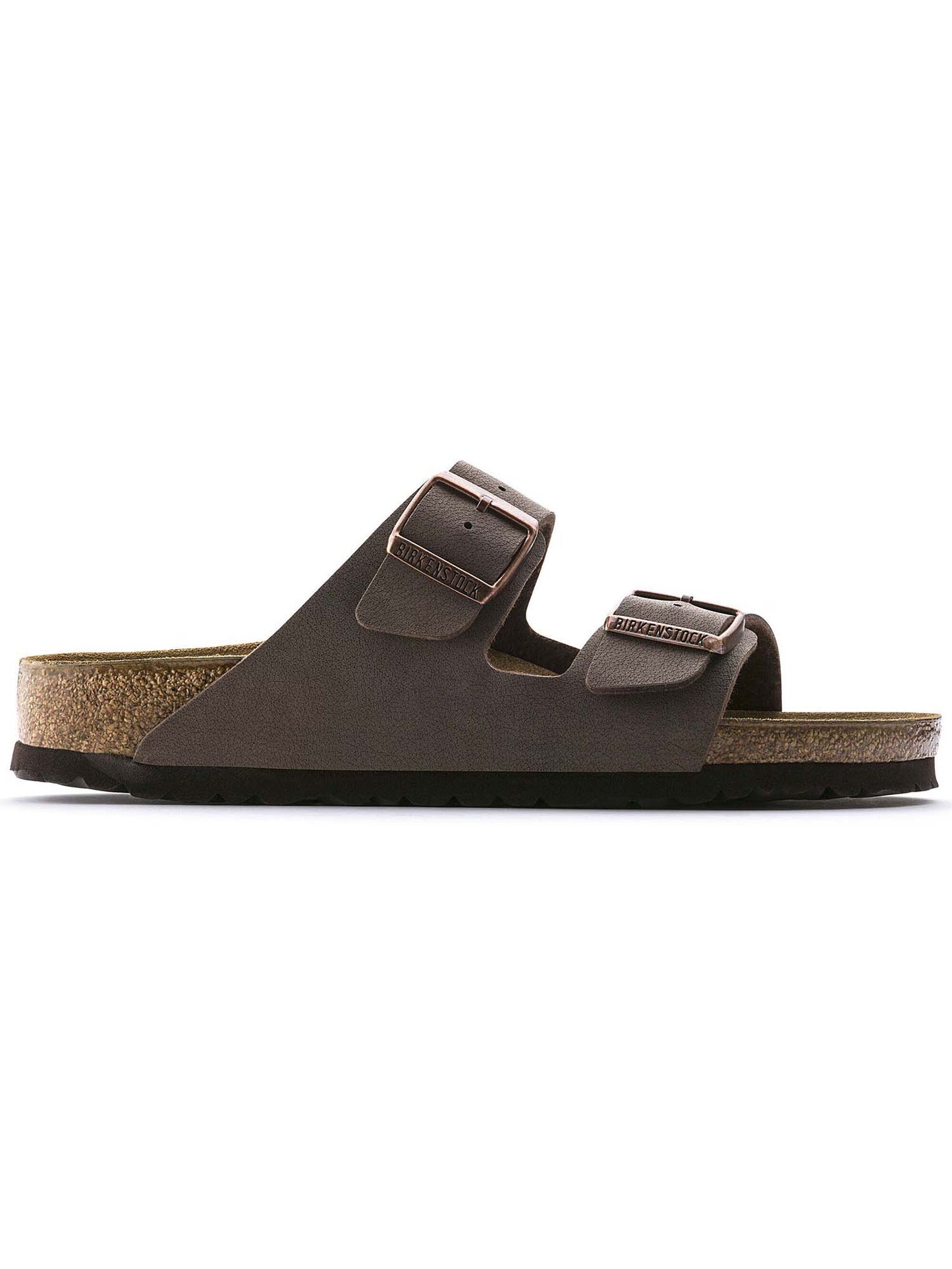 Sandalo Birkenstock Arizona donna mocca con doppia fibbia regolabile