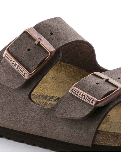Sandalo Birkenstock Arizona donna mocca con doppia fibbia regolabile