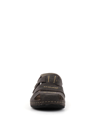 Sandalo da uomo Tiglio 4822 in cuoio beige con cinturino regolabile
