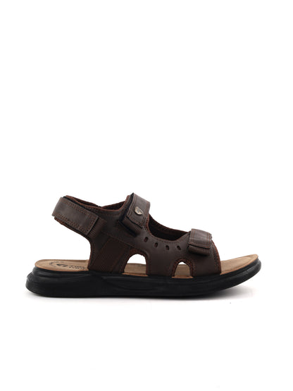 Sandali da uomo Tiglio Ali in marrone, stile casual estivo