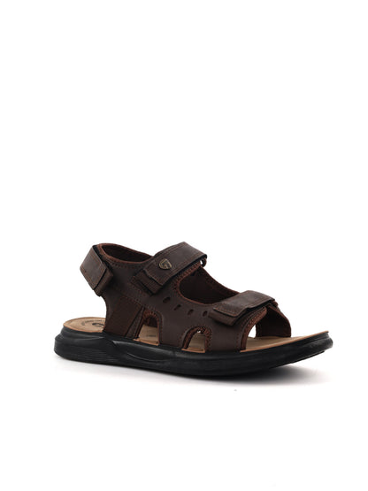 Sandali da uomo Tiglio Ali in marrone, stile casual estivo