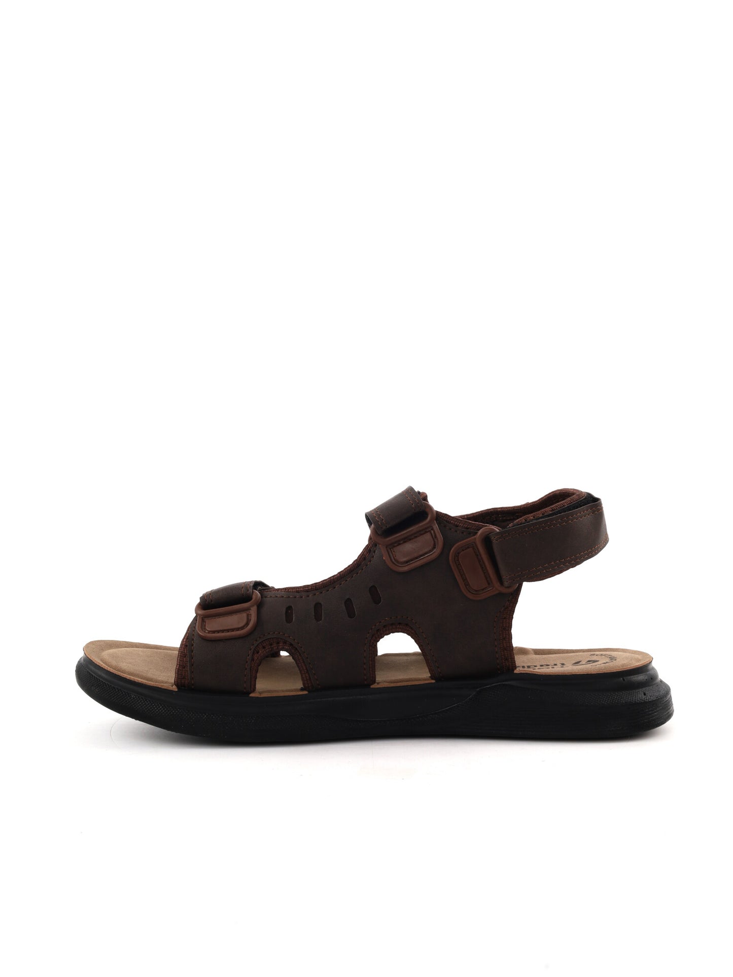 Sandali da uomo Tiglio Ali in marrone, stile casual estivo