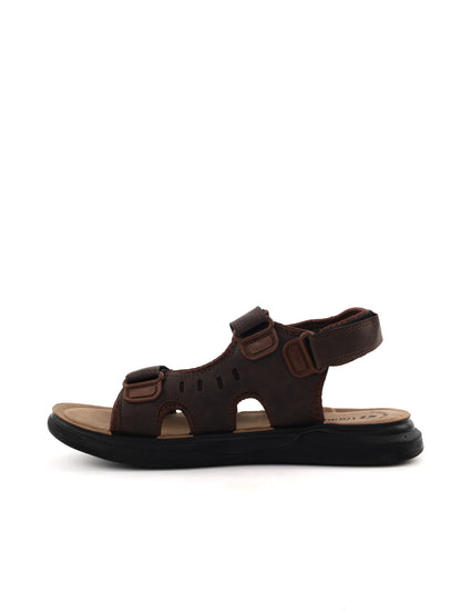 Sandali da uomo Tiglio Ali in marrone, stile casual estivo