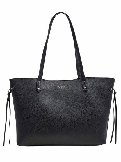 Audrey, borsa shopper nera donna di Pepe Jeans versatile e moderna
