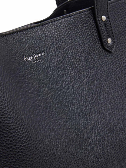 Audrey, borsa shopper nera donna di Pepe Jeans versatile e moderna