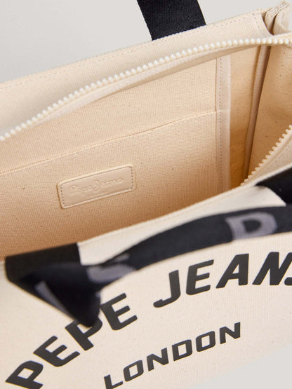 Pepe Jeans Trisha, borsa a tracolla donna crema
