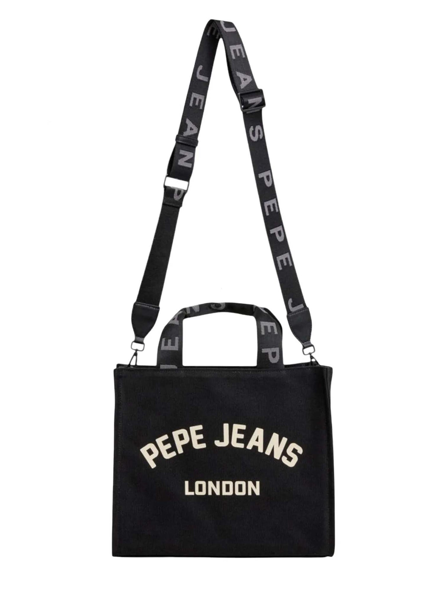 Borsa a tracolla Pepe Jeans Trisha nera donna