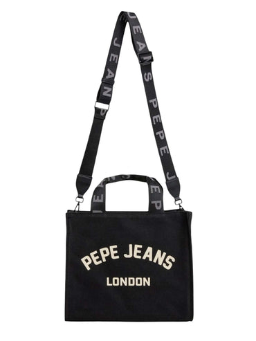Borsa a tracolla Pepe Jeans Trisha nera unisex