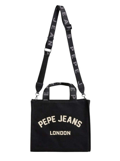 Borsa a tracolla Pepe Jeans Trisha nera donna