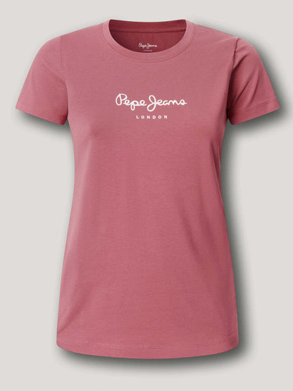 Pepe Jeans New Virgi, t-shirt maniche corte da donna rosa