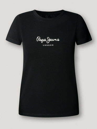 Pepe Jeans New Virginia, t-shirt da donna nera