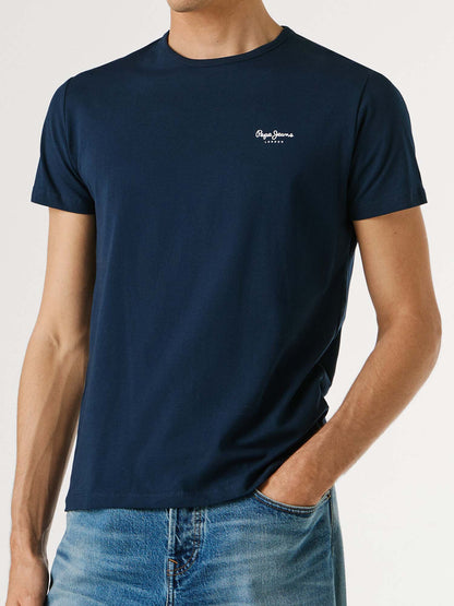 Pepe jeans original t-shirt da uomo blu