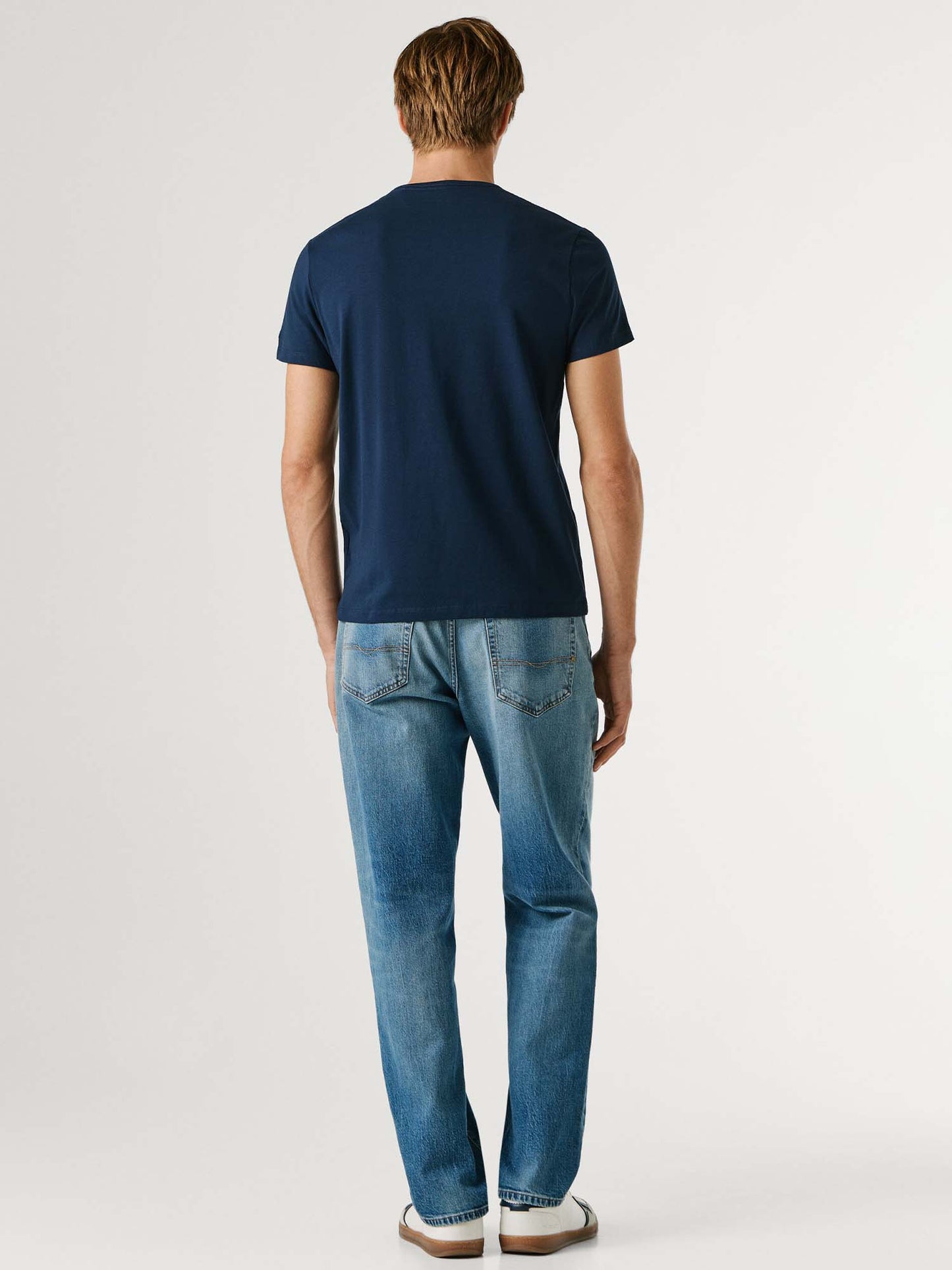 Pepe Jeans Original, t-shirt maniche corte da uomo blu