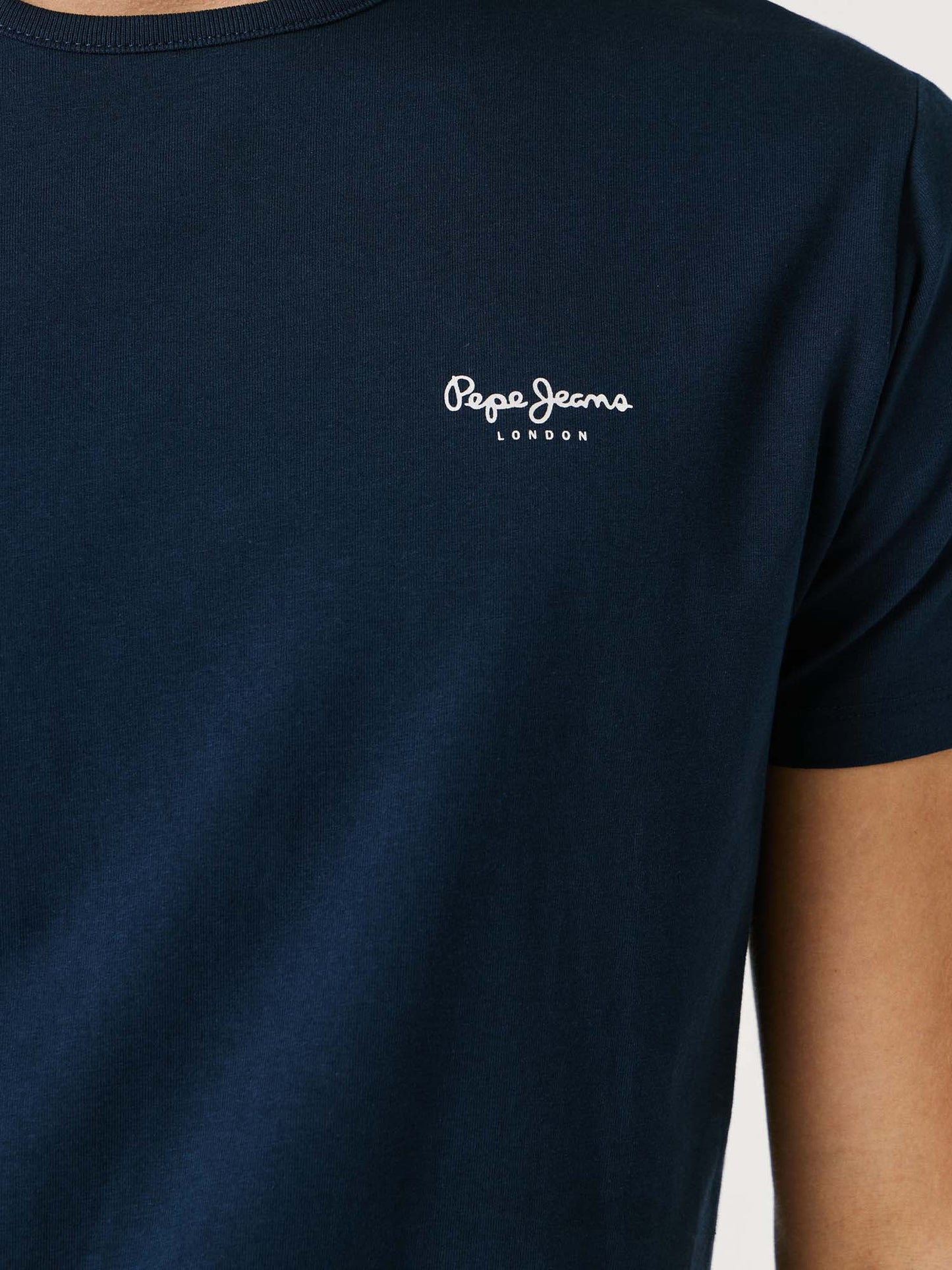 Pepe Jeans Original, t-shirt maniche corte da uomo blu