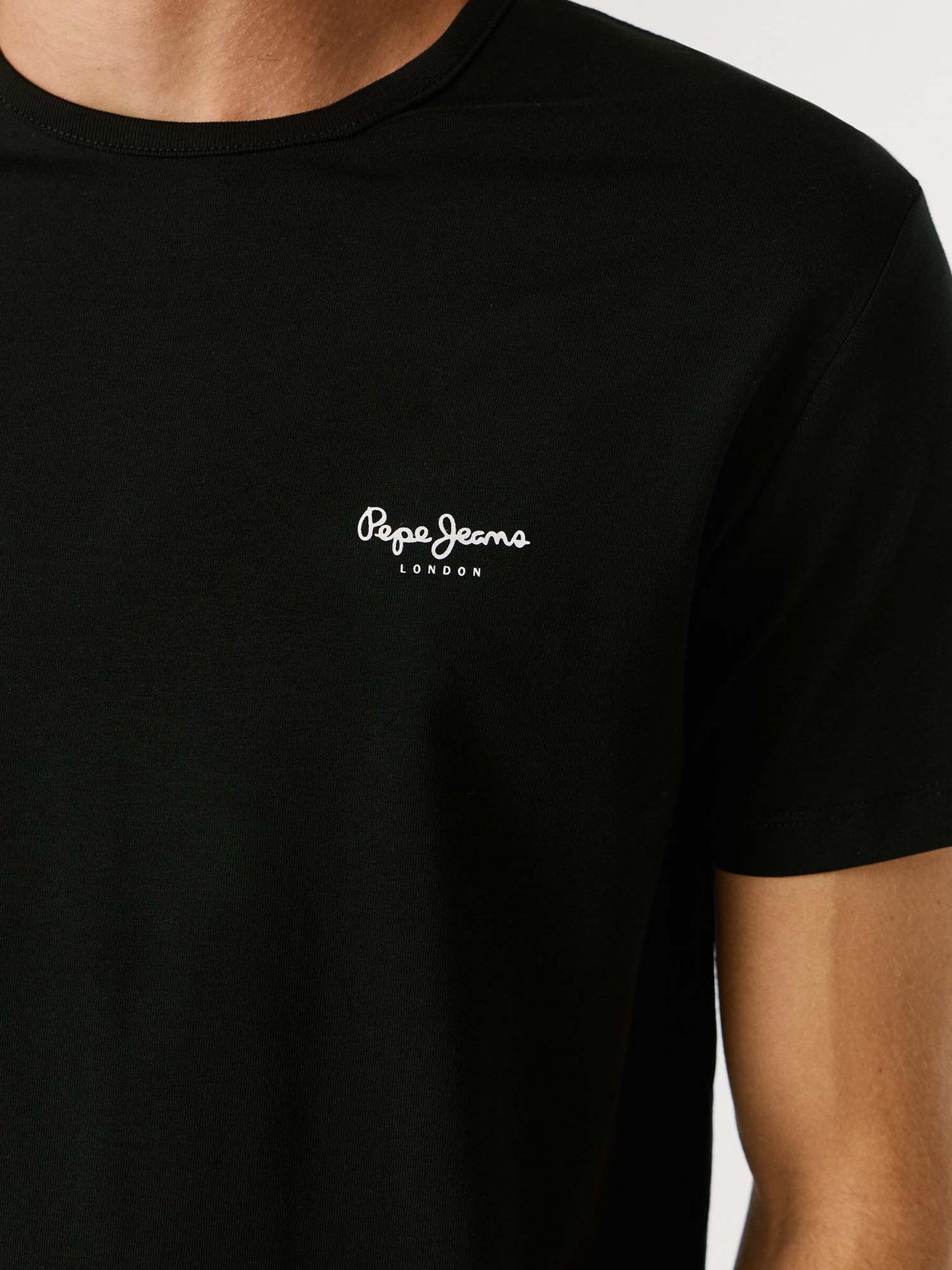 Pepe Jeans Original Basic 3, t-shirt maniche corte da uomo nera