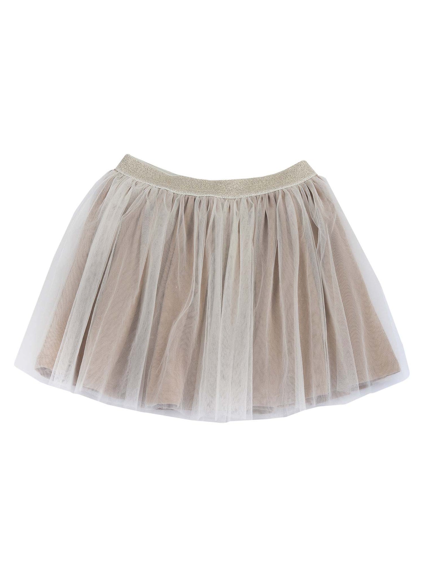 GONNA IN TULLE CHICCO DA BIMBA BEIGE