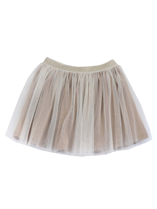 GONNA IN TULLE CHICCO DA BIMBA BEIGE