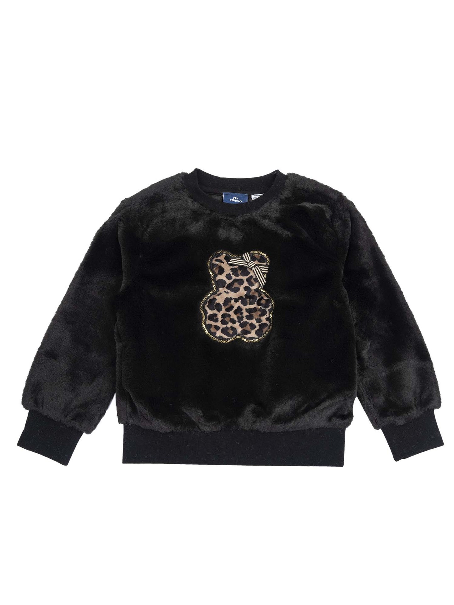 FELPA CHICCO BAMBINA NERO