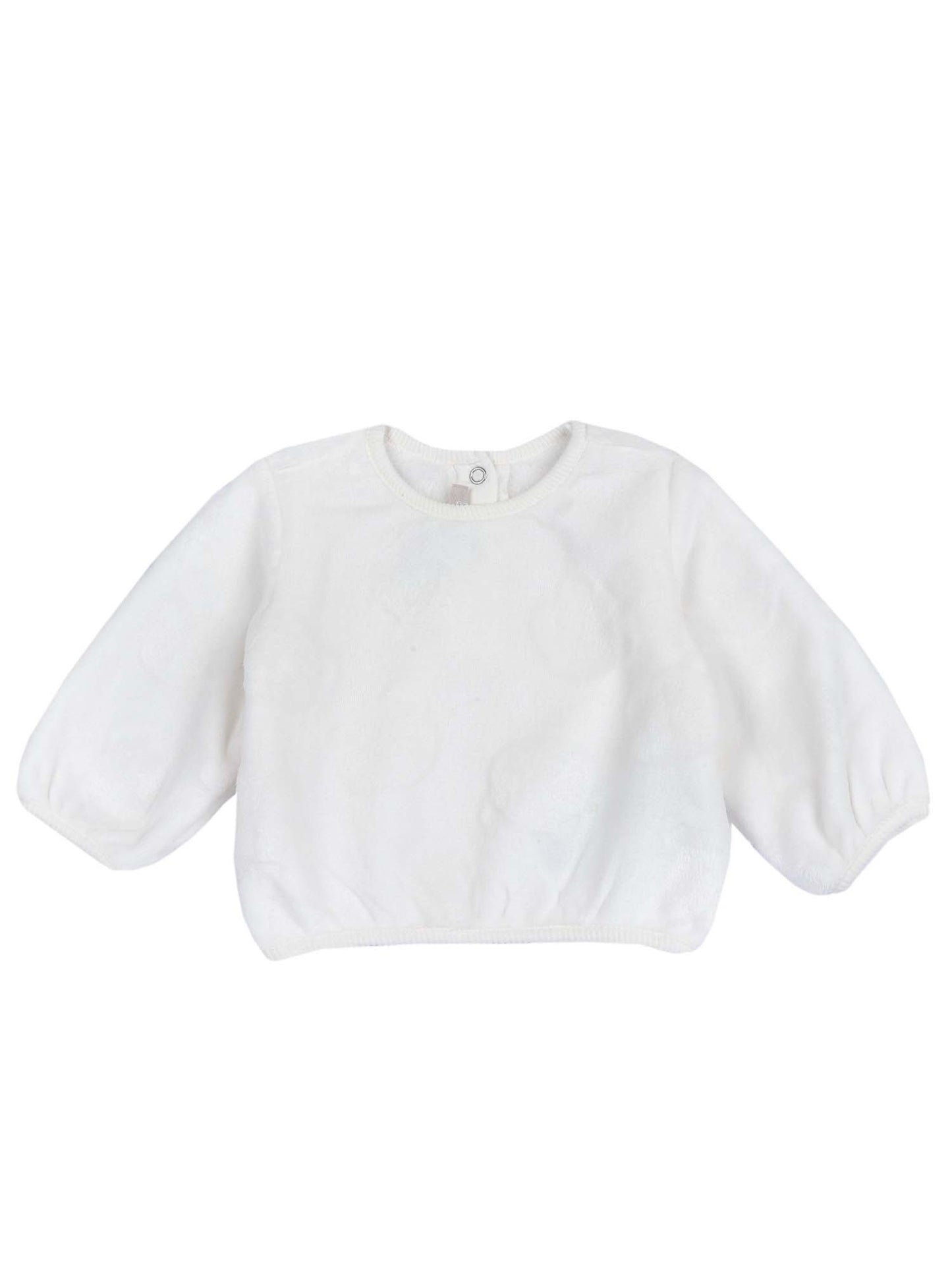 FELPA CHICCO BAMBINA BIANCO