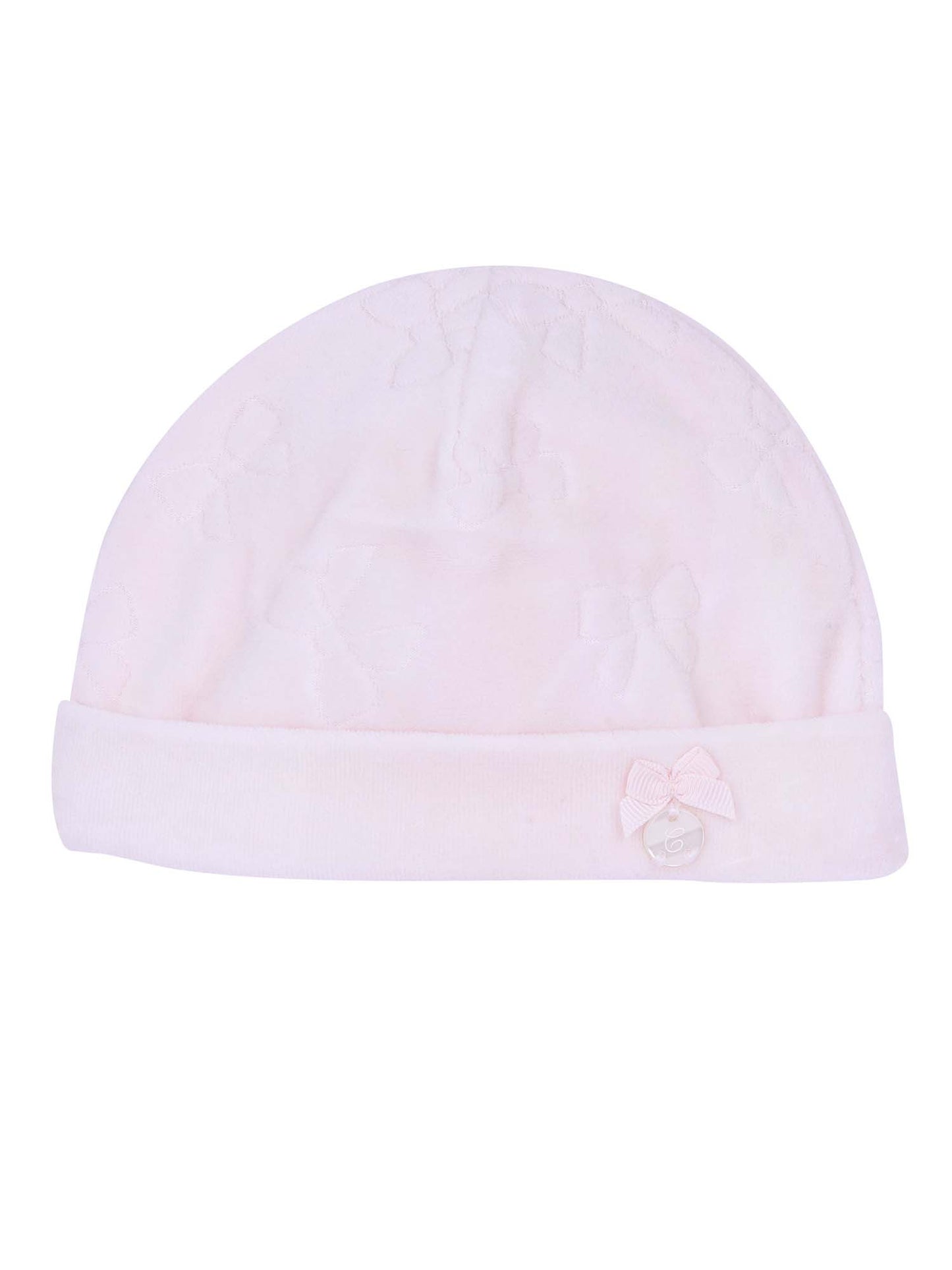 CAPPELLO CON RISVOLTO CHICCO BAMBINA ROSA