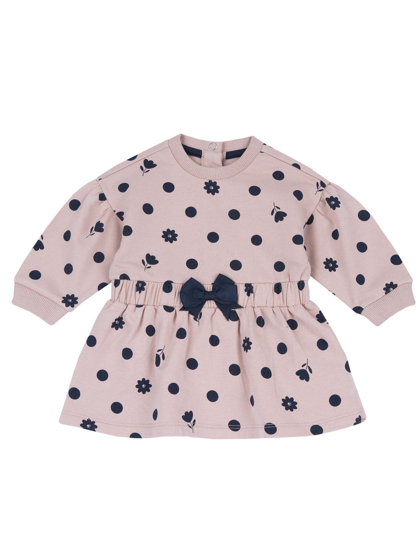 VESTITO A POIS CHICCO BAMBINA ROSA