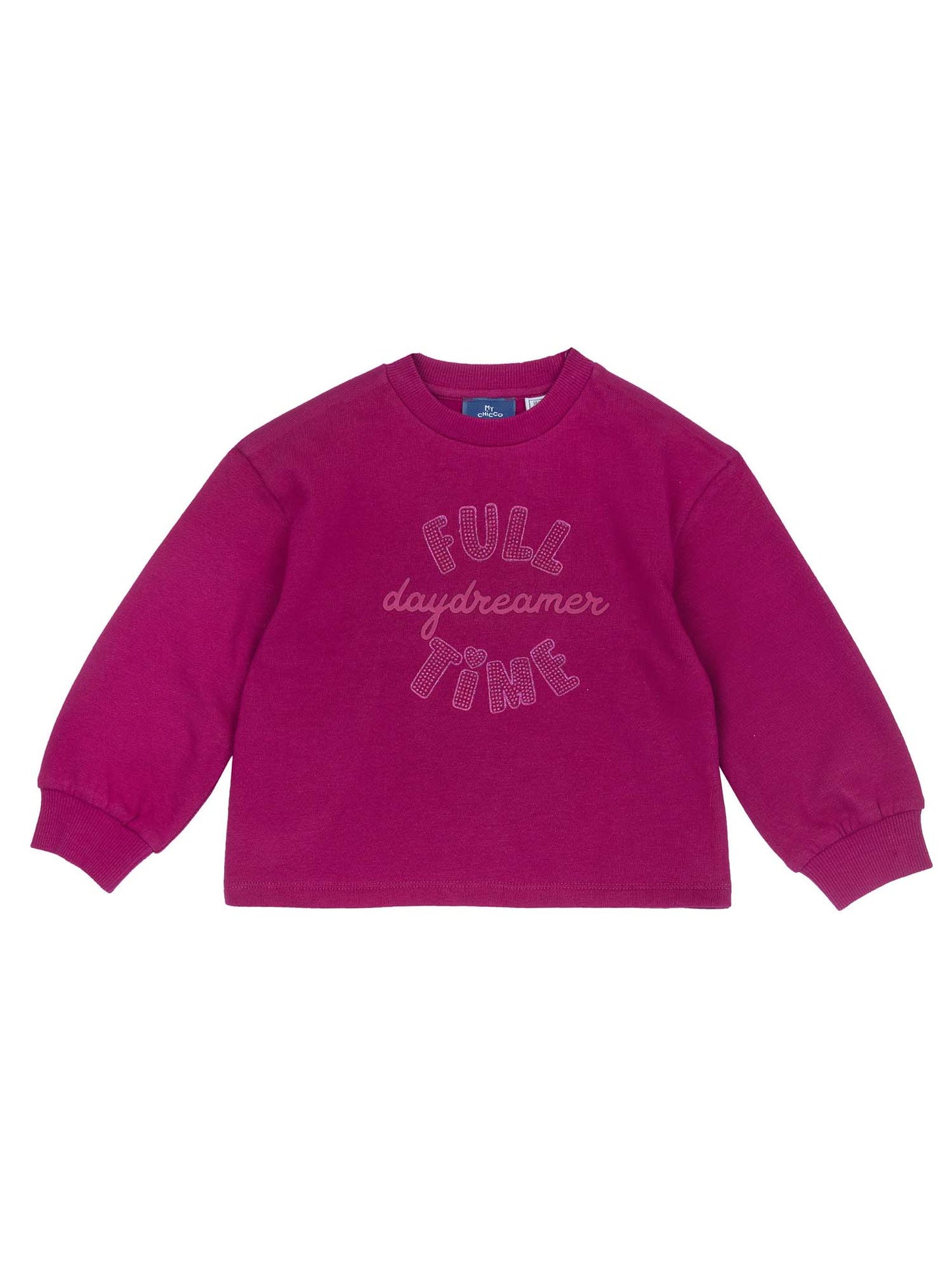 FELPA CHICCO BAMBINA FUXIA