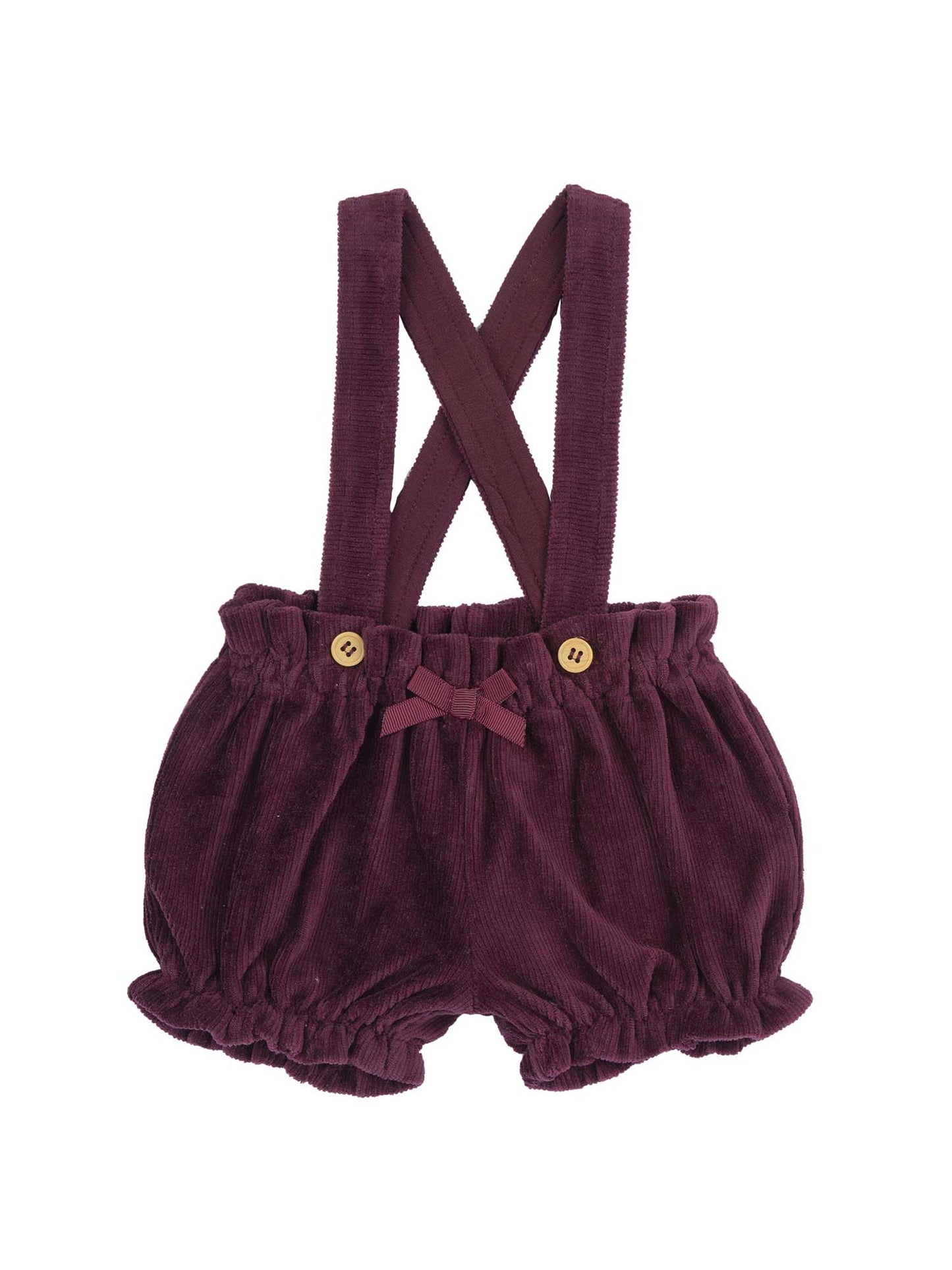 PANTALONE A COSTE CORTO CHICCO BAMBINA BORDEAUX