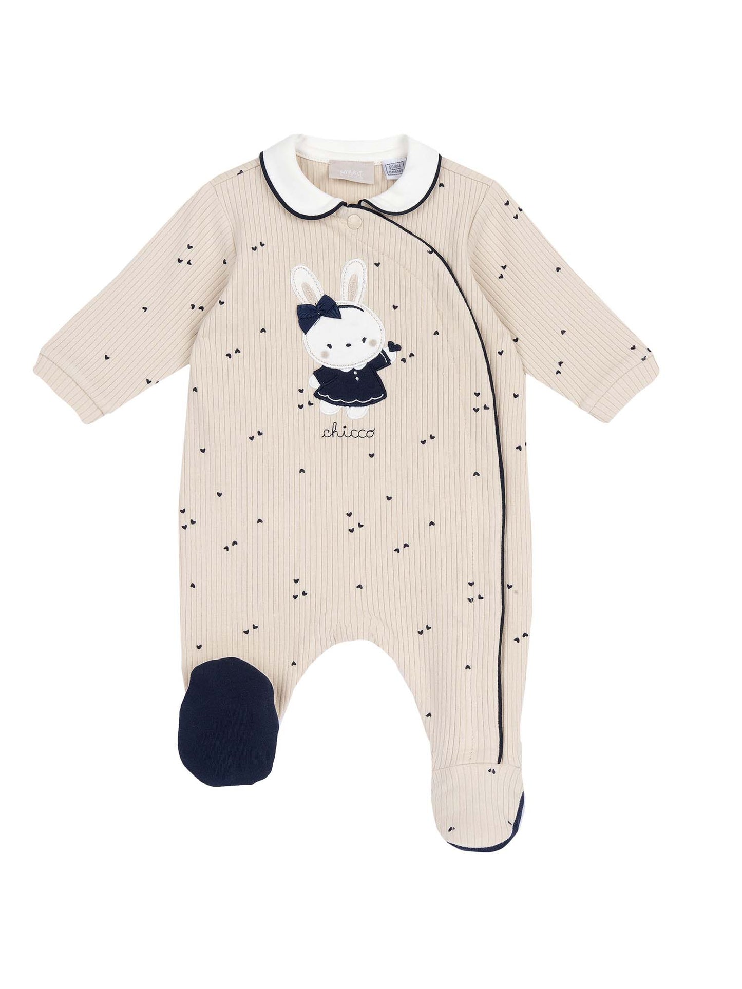 TUTINA CON APERTURA ANTERIORE CHICCO BAMBINA BEIGE