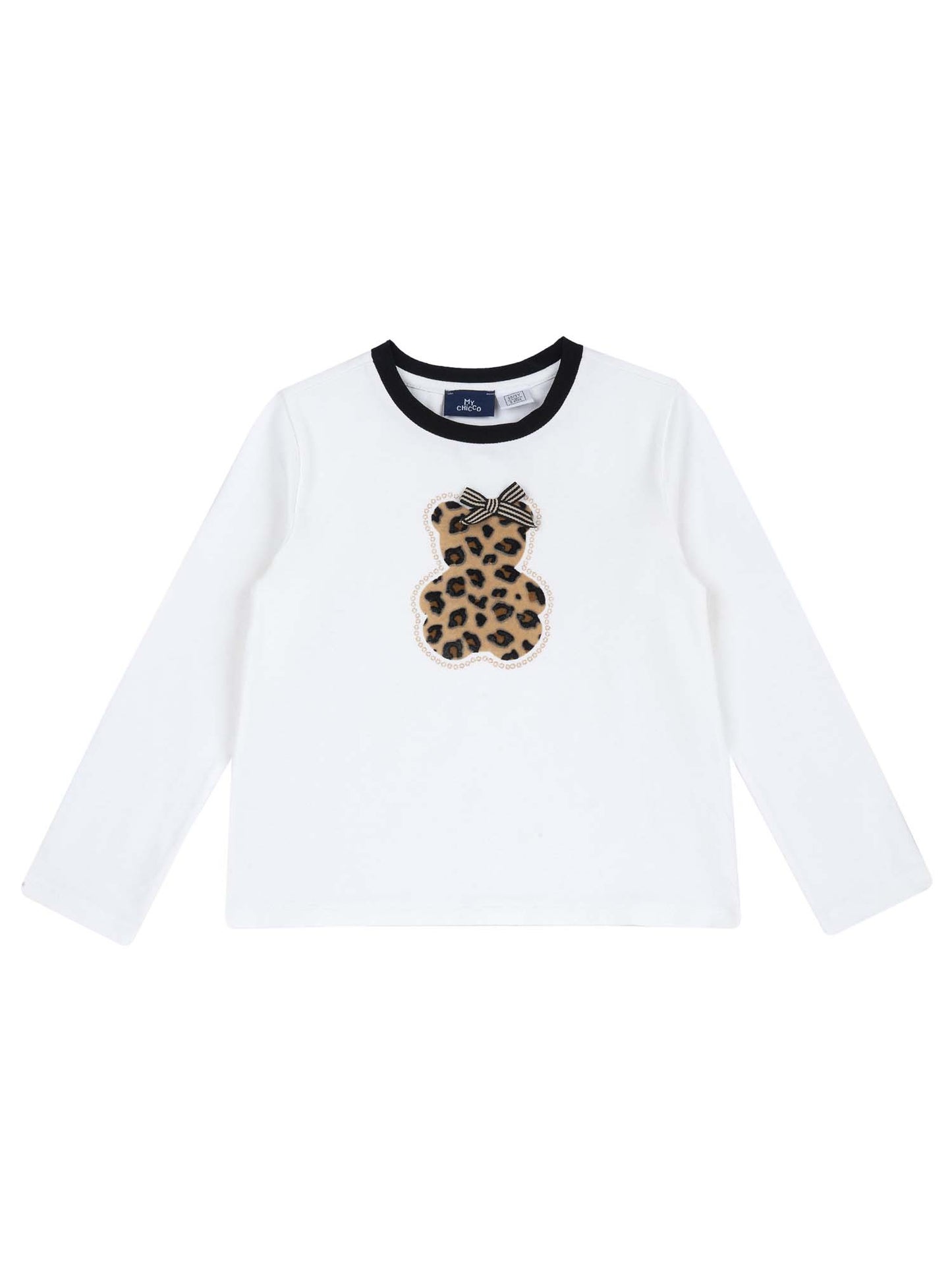 T-SHIRT MANICA LUNGA CHICCO BAMBINA BIANCO