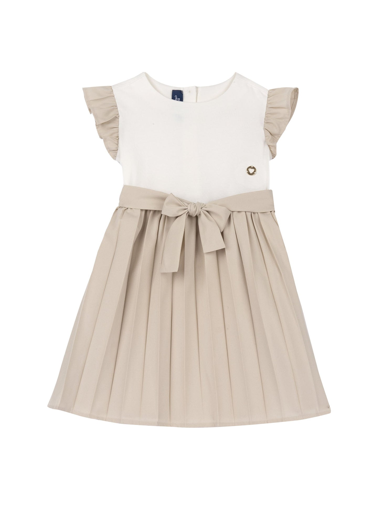 Chicco vestito beige da bimba/o  per primavera-estate